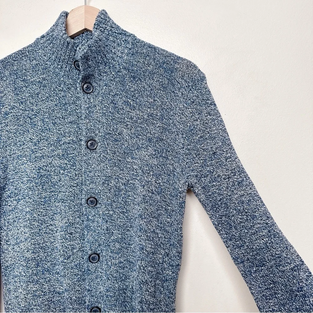 Banana Republic Mens Xsmall Marbled Linen Blend Button Cardigan